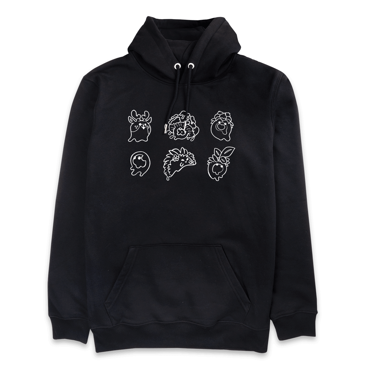 Forest Slime Line Art Hoodie