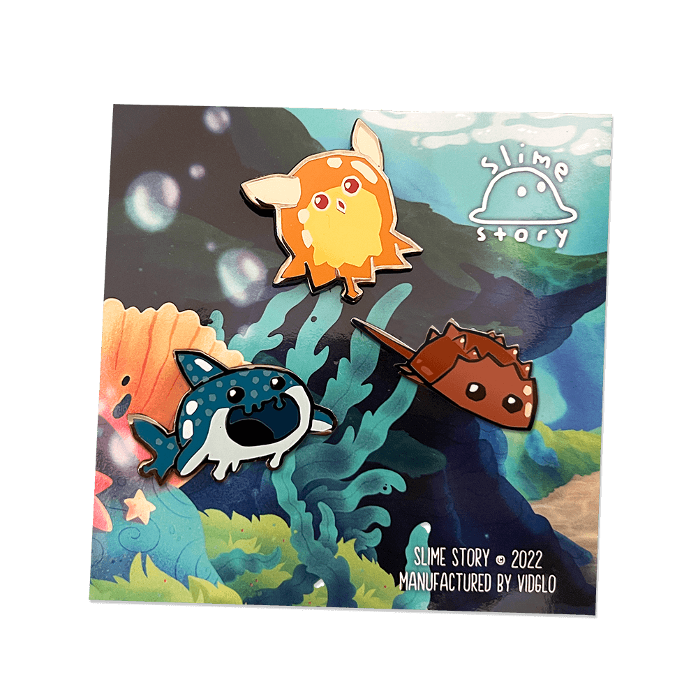 Ocean Slime Pin Set